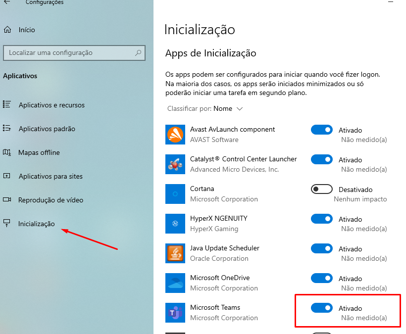 Como Desativar A Inicialização Automática Do Microsoft Teams Fabiano Bento 1287